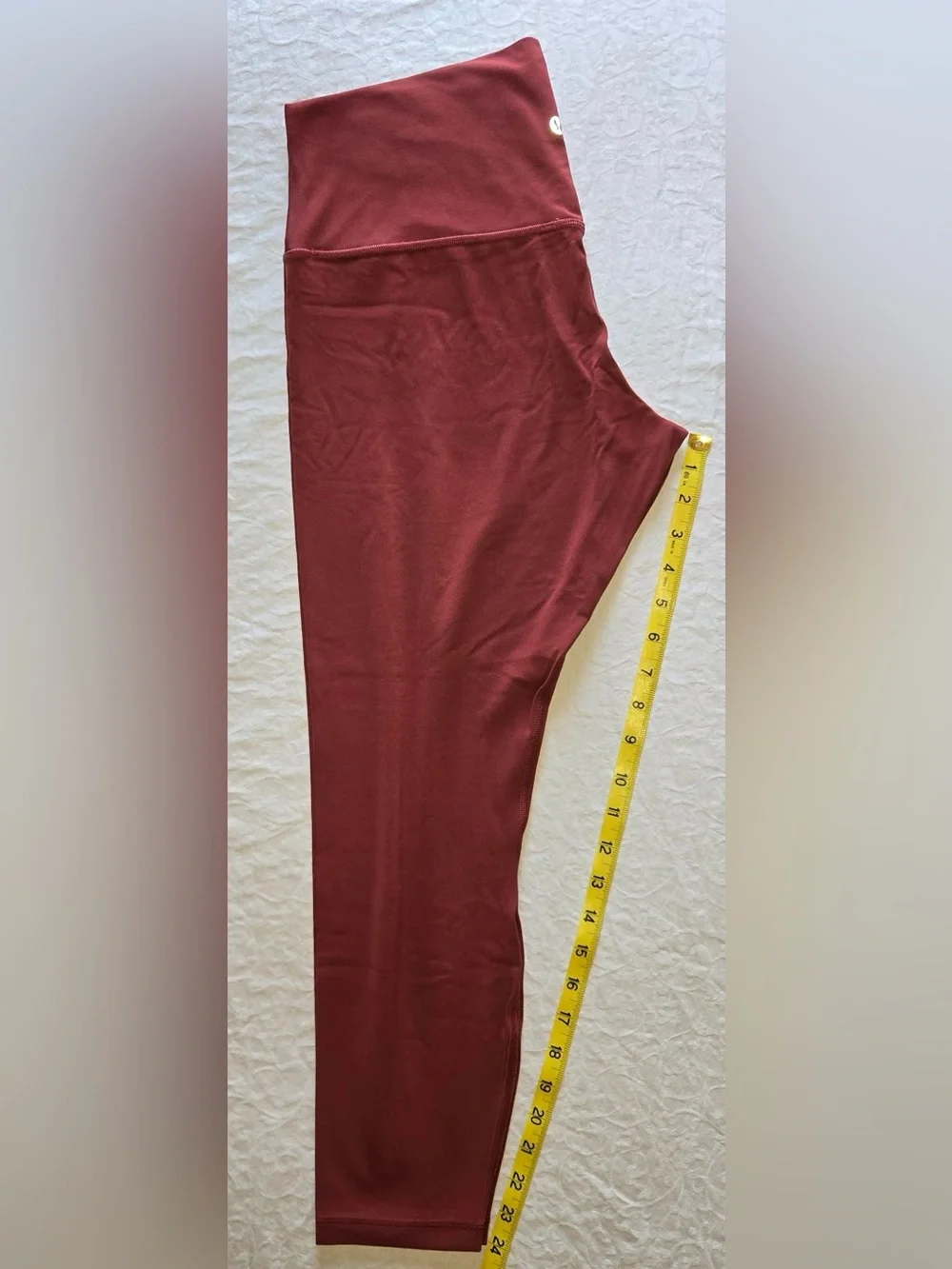 Lululemon Align High-Rise 24” Leggings in Red Merlot Size 14 NWOT